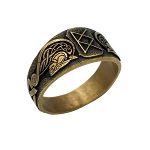 Goddess Freya bronze ring