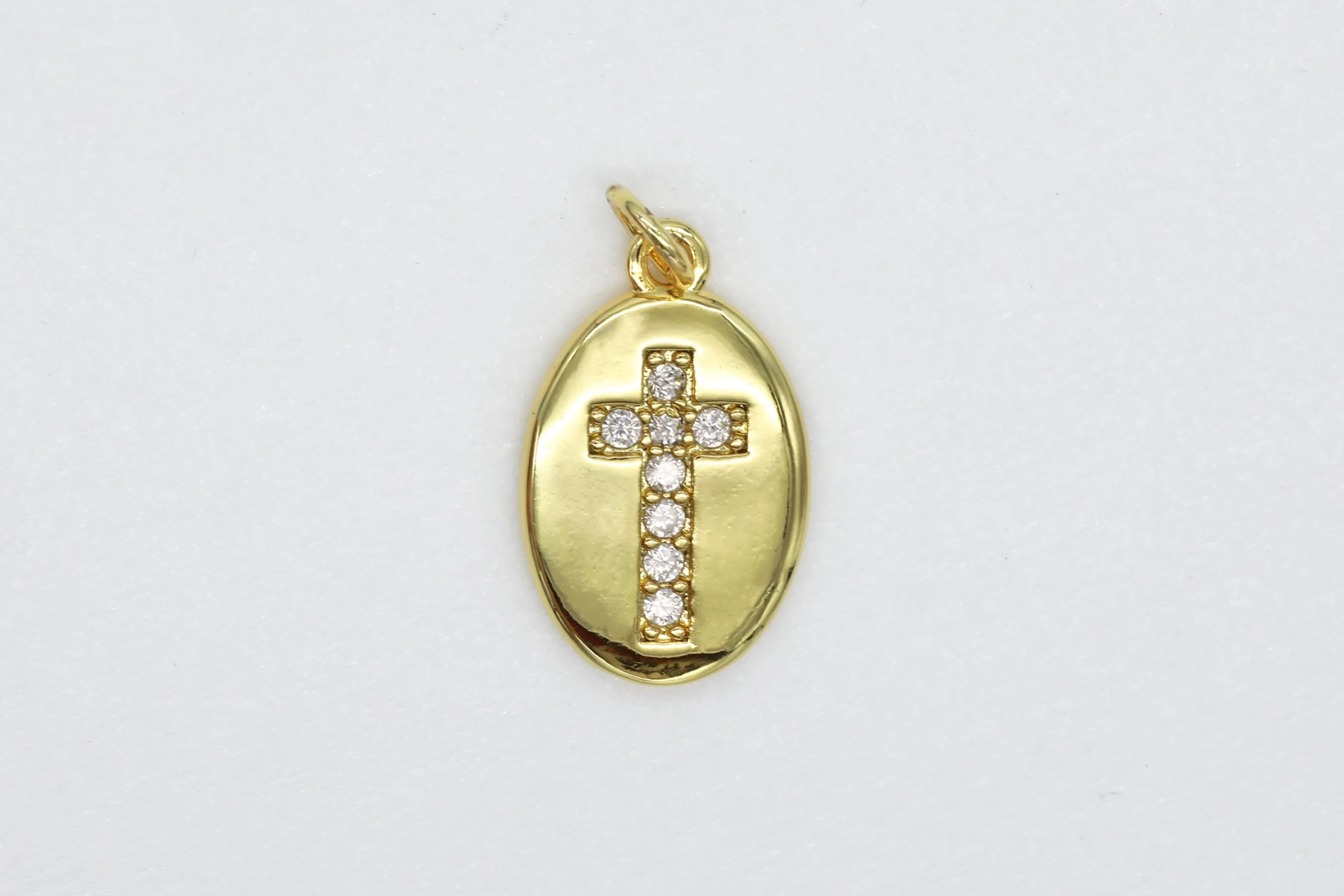 Gold Cross Charm