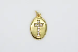 Gold Cross Charm