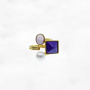 Gold Gemstone Ring