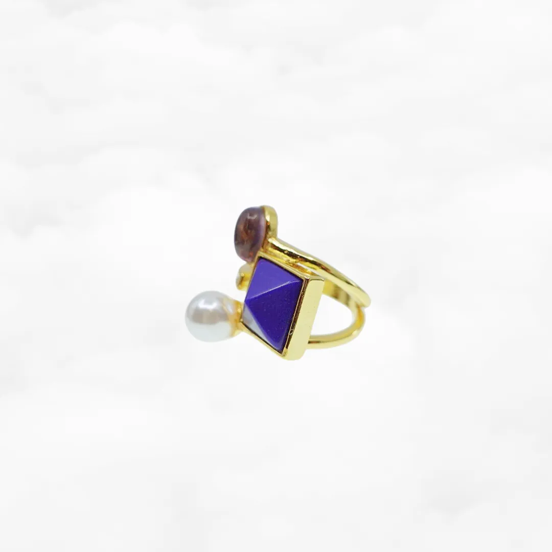 Gold Gemstone Ring
