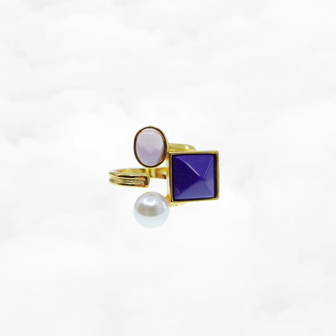 Gold Gemstone Ring