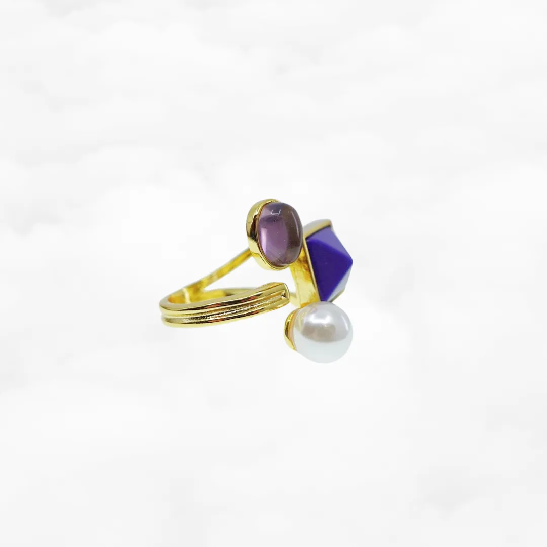 Gold Gemstone Ring