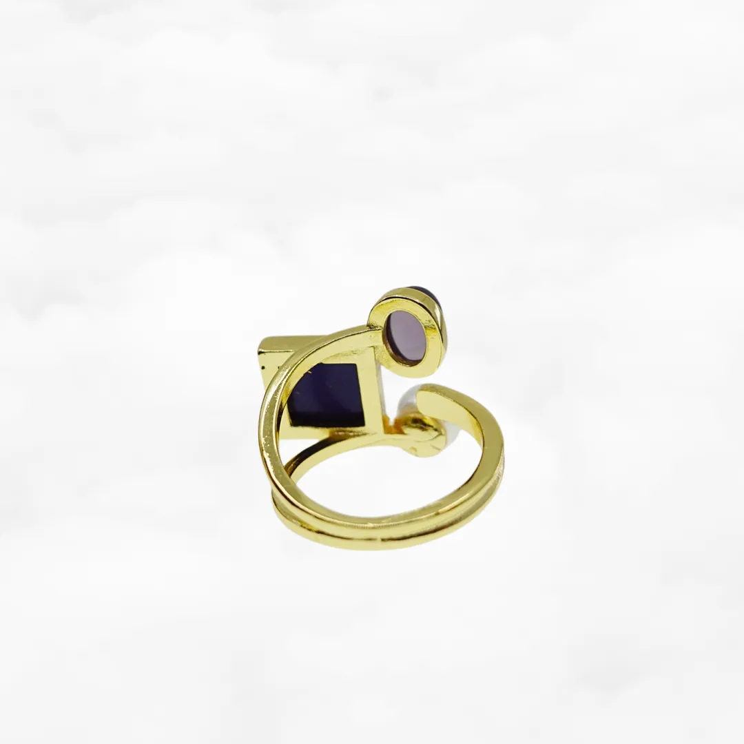 Gold Gemstone Ring