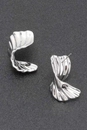 Gold Plated Metal Earrings