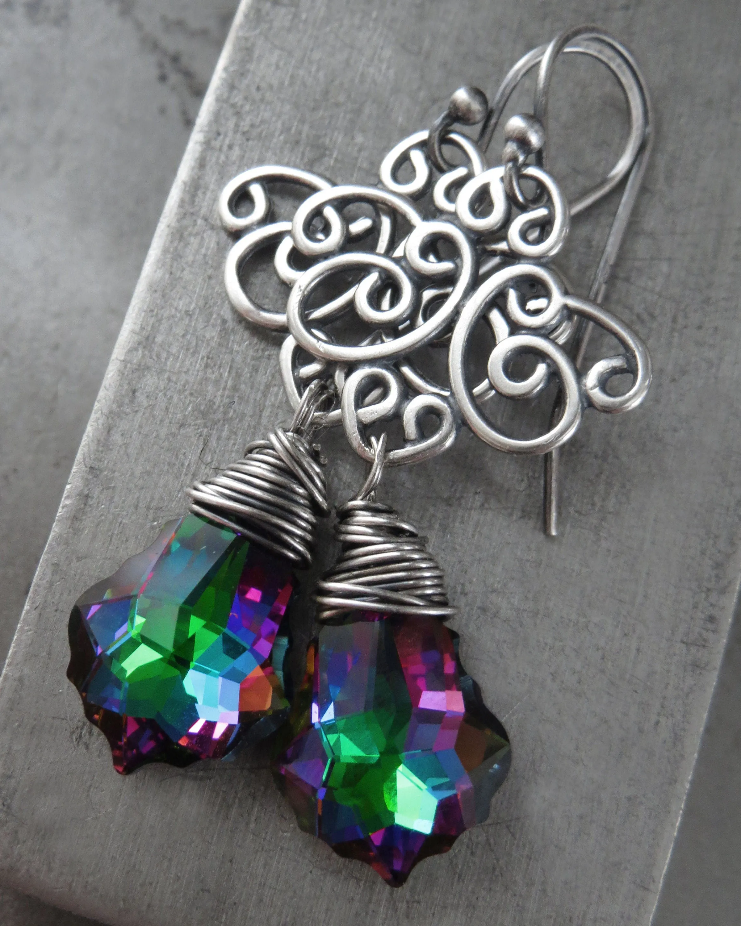 Good WITCH, Bad WITCH: Wicked Crystal Earrings