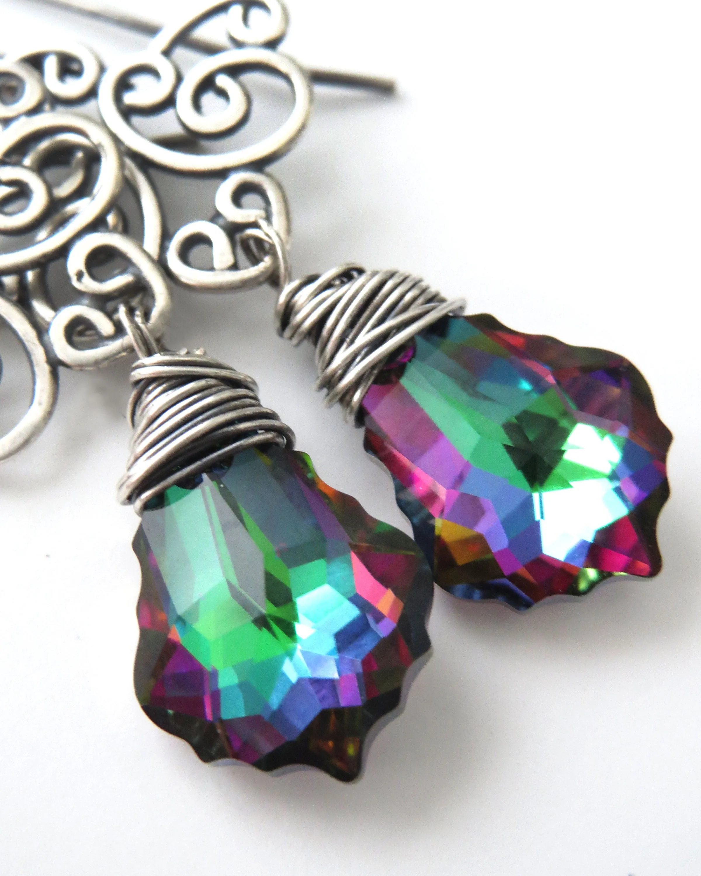 Good WITCH, Bad WITCH: Wicked Crystal Earrings