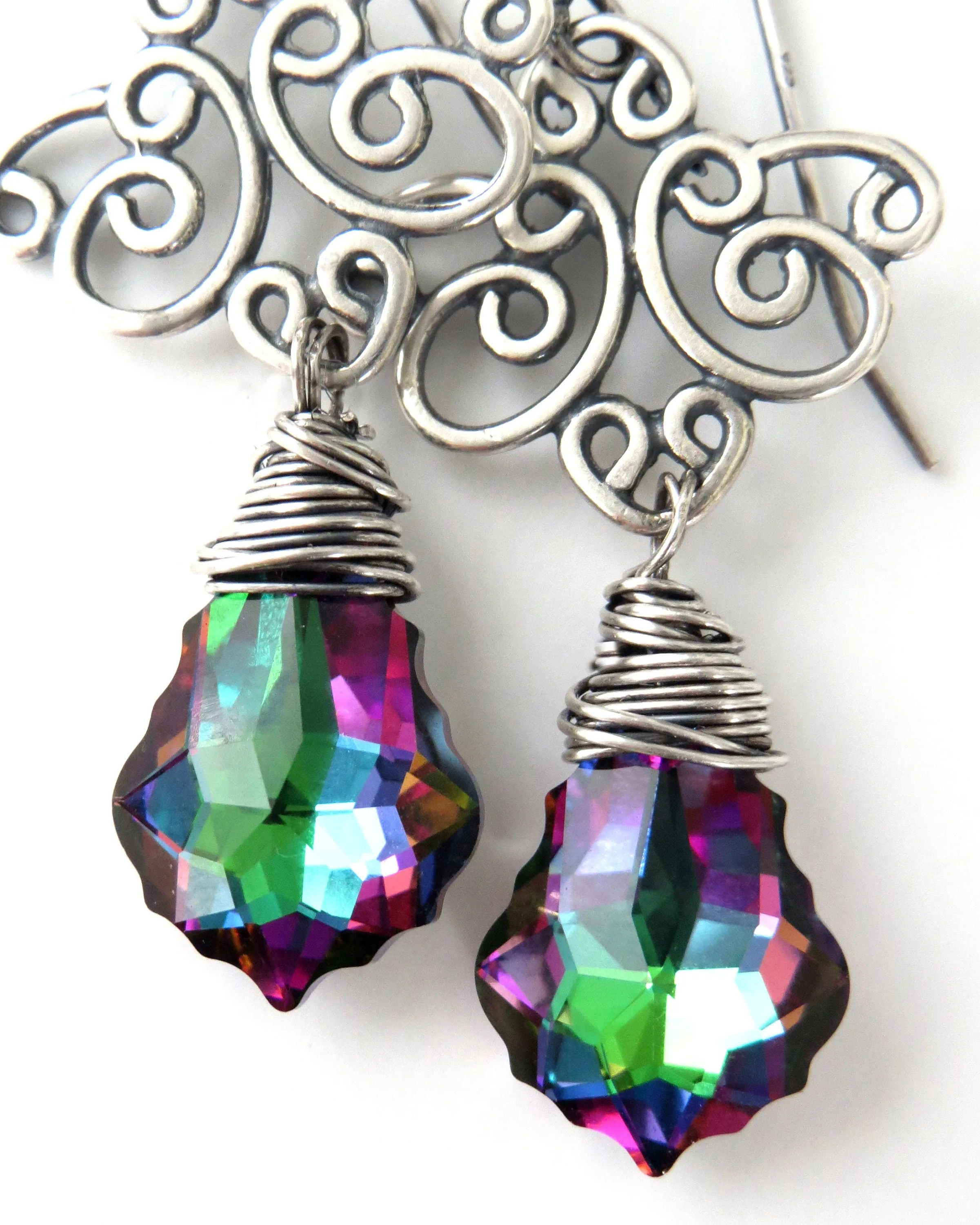 Good WITCH, Bad WITCH: Wicked Crystal Earrings