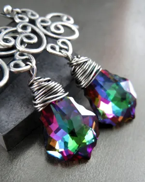 Good WITCH, Bad WITCH: Wicked Crystal Earrings