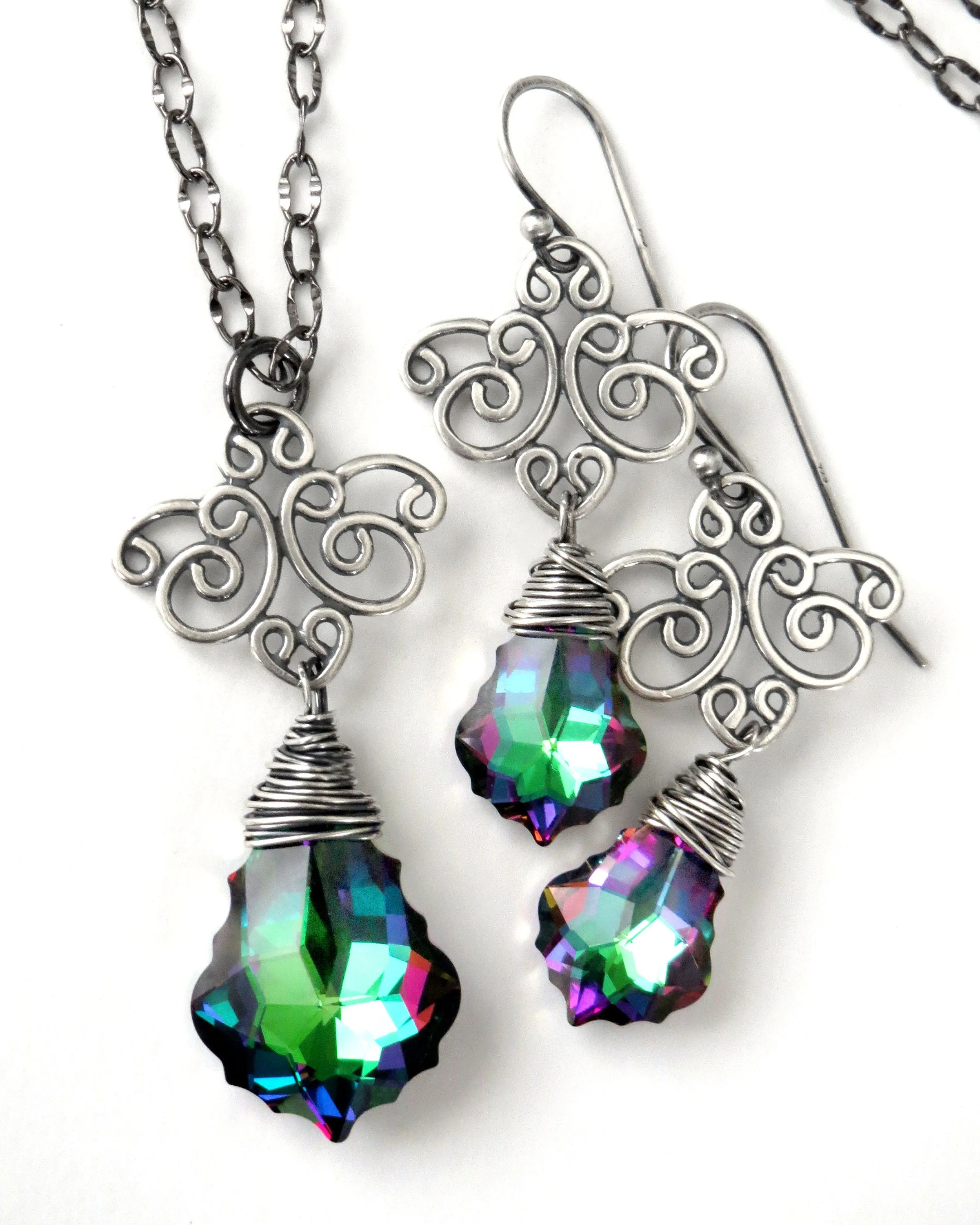 Good WITCH, Bad WITCH: Wicked Crystal Earrings