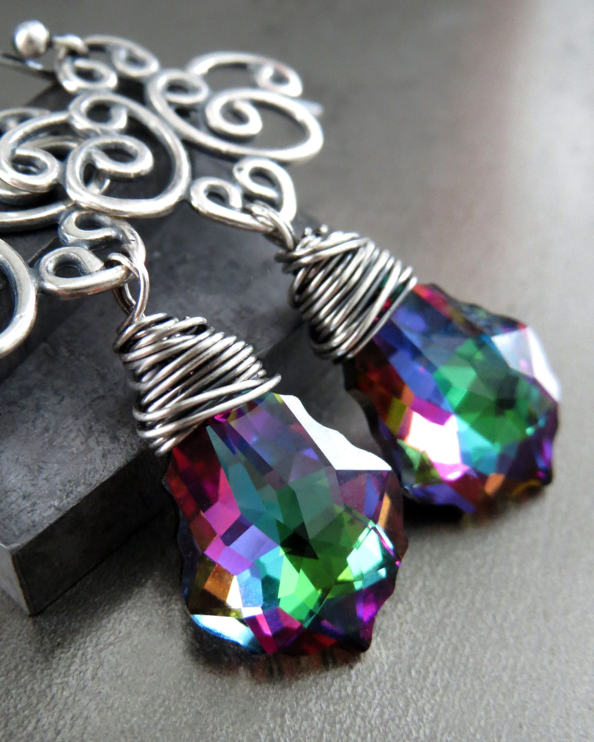 Good WITCH, Bad WITCH: Wicked Crystal Earrings
