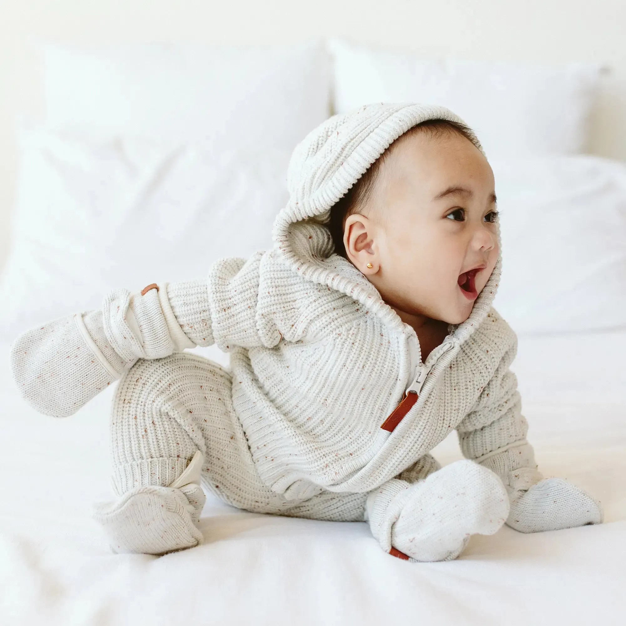 Goumikids - Baby Mitts - Knit - Shell