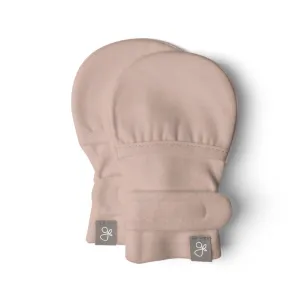 goumikids - Viscose Bamboo   Organic Cotton Baby Mitts - Rose 0-3 months