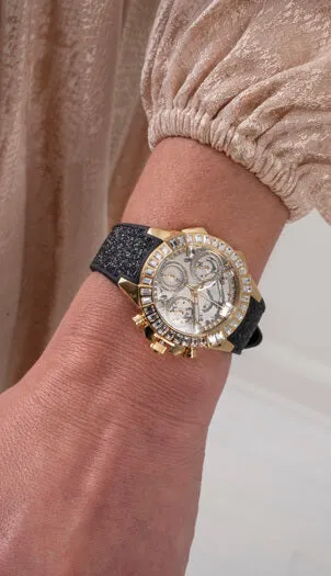 Guess Bombshell Gold & Black Watch