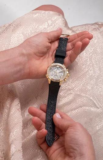 Guess Bombshell Gold & Black Watch