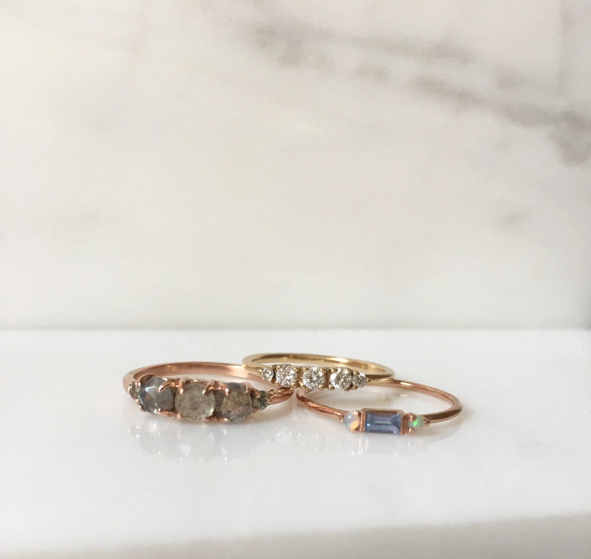 Hailey Labradorite Ring