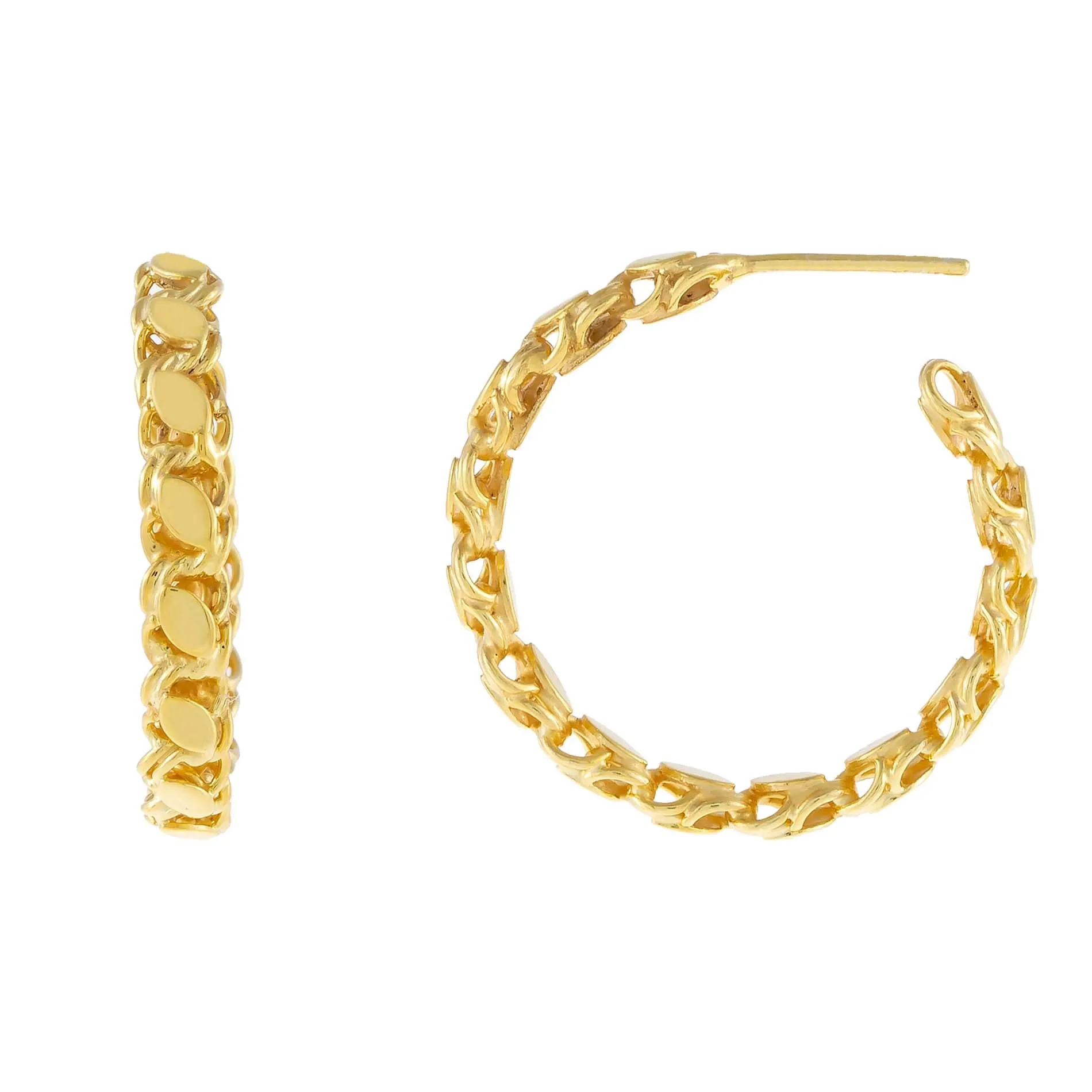 Harem Chain Hoop Earring