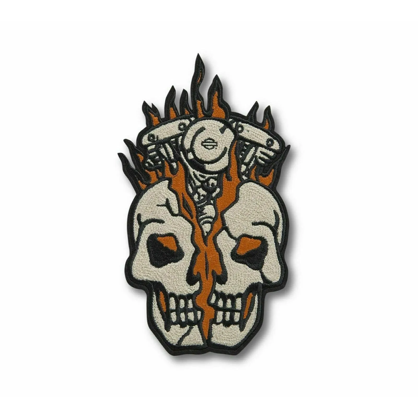 Harley-Davidson® Skull Bust Iron-On Patch