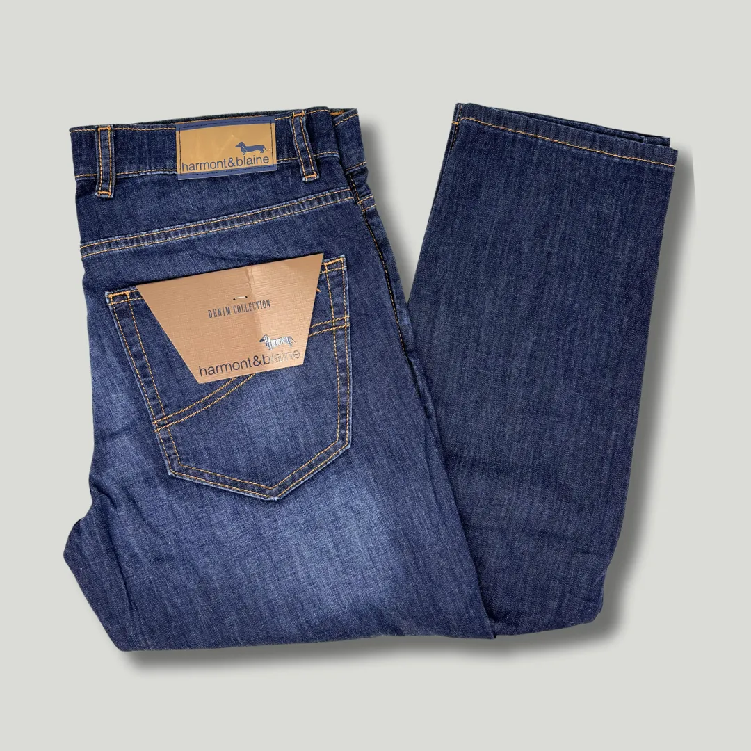 Harmont & Blaine Narrow 5 Pocket Jeans - Denim