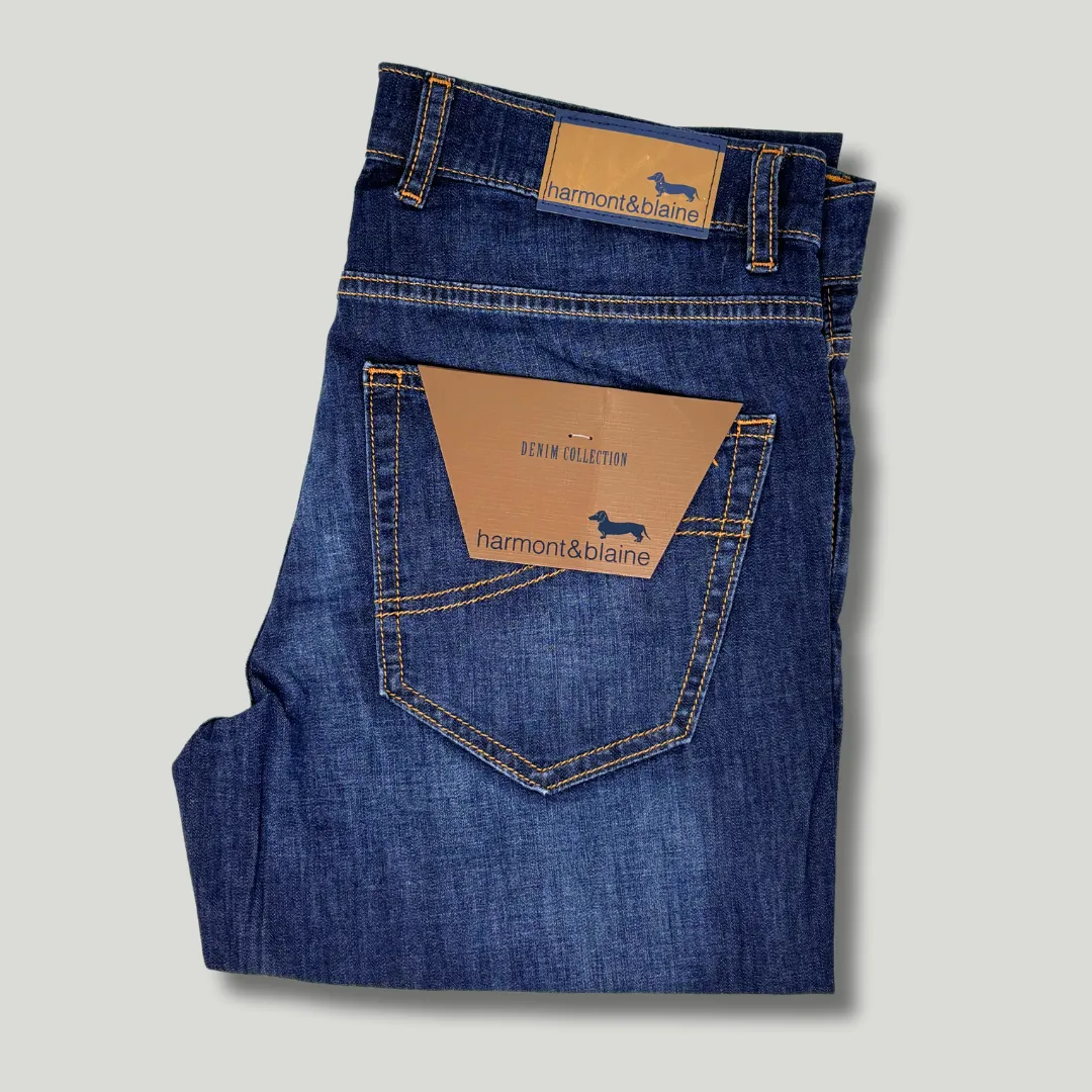 Harmont & Blaine Narrow 5 Pocket Jeans - Denim
