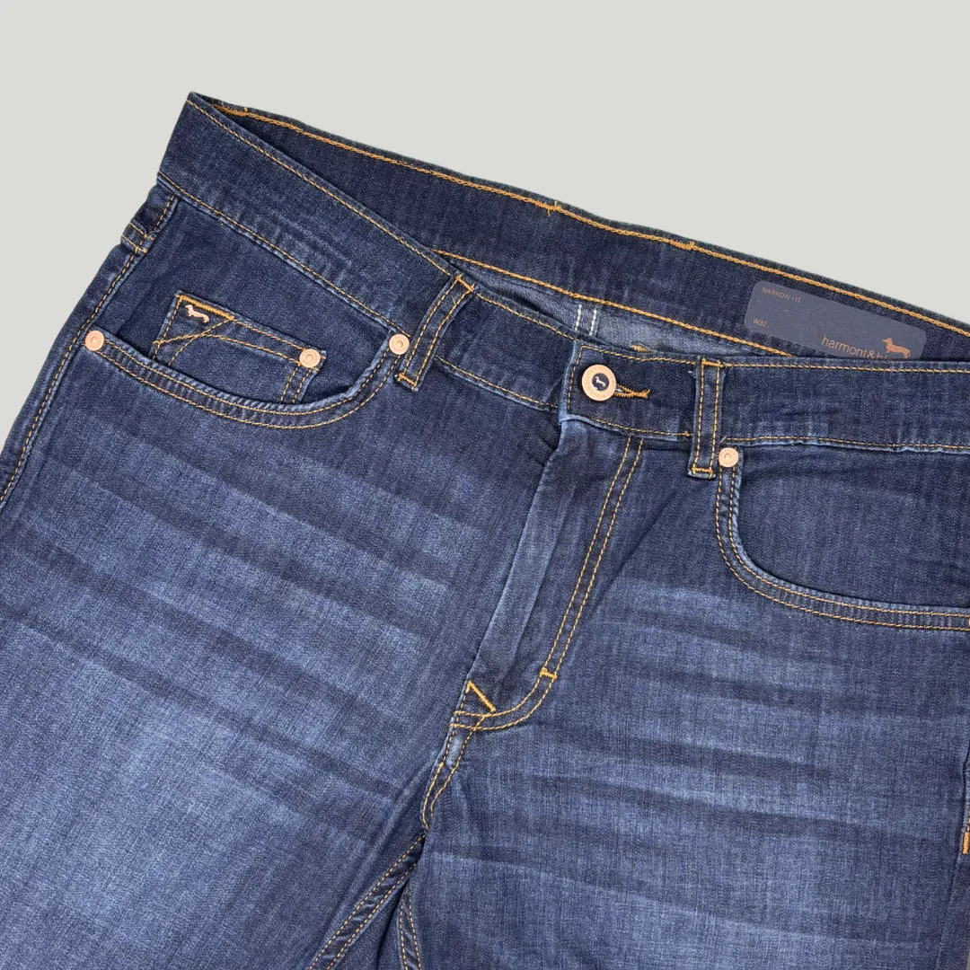 Harmont & Blaine Narrow 5 Pocket Jeans - Denim