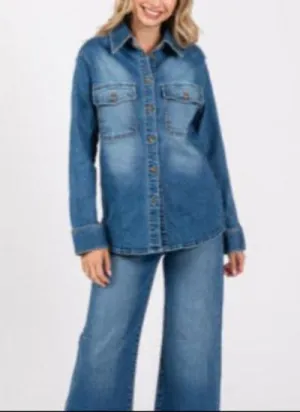 High Standard Medium Washed Denim Jacket