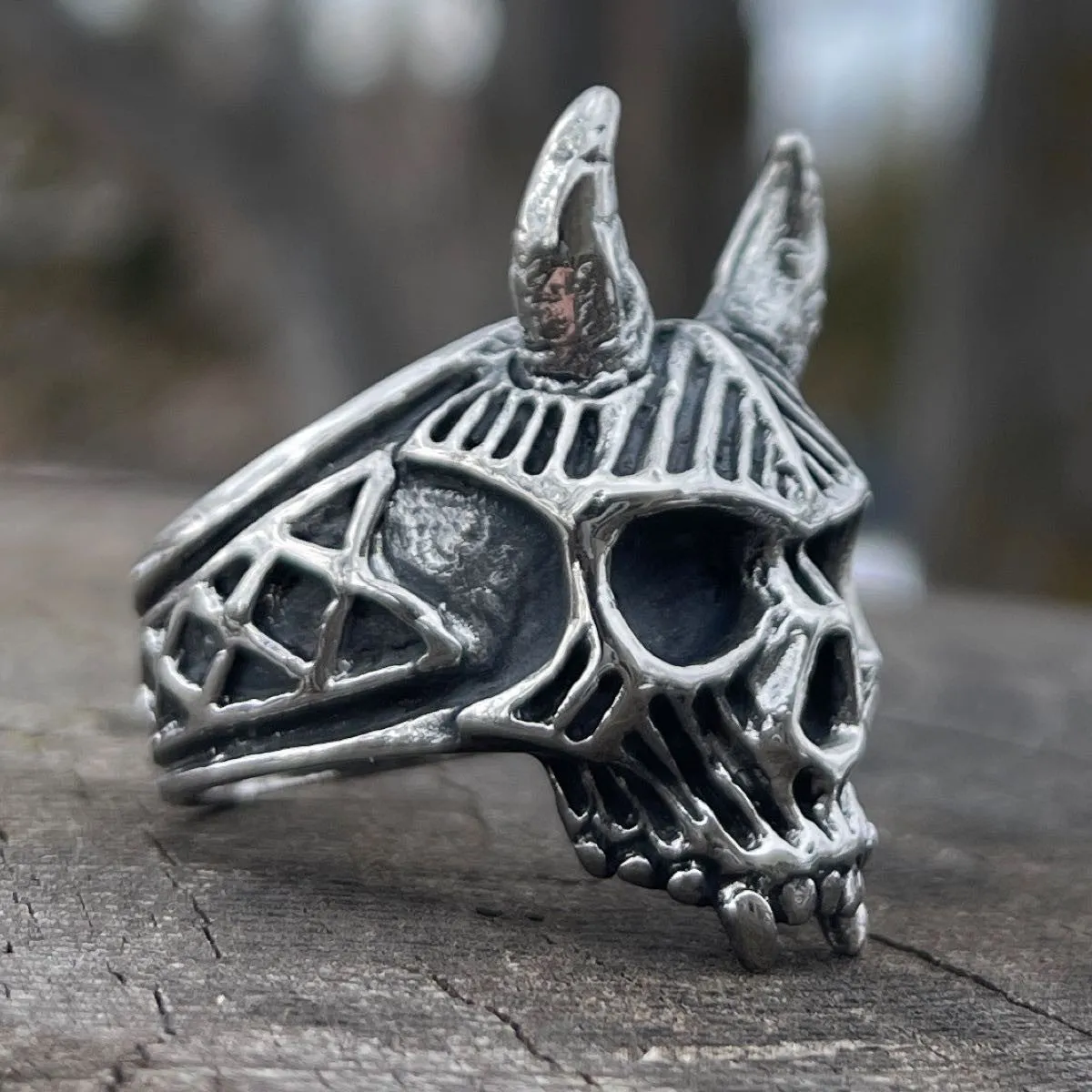 Hornified - Skull ring (#034)