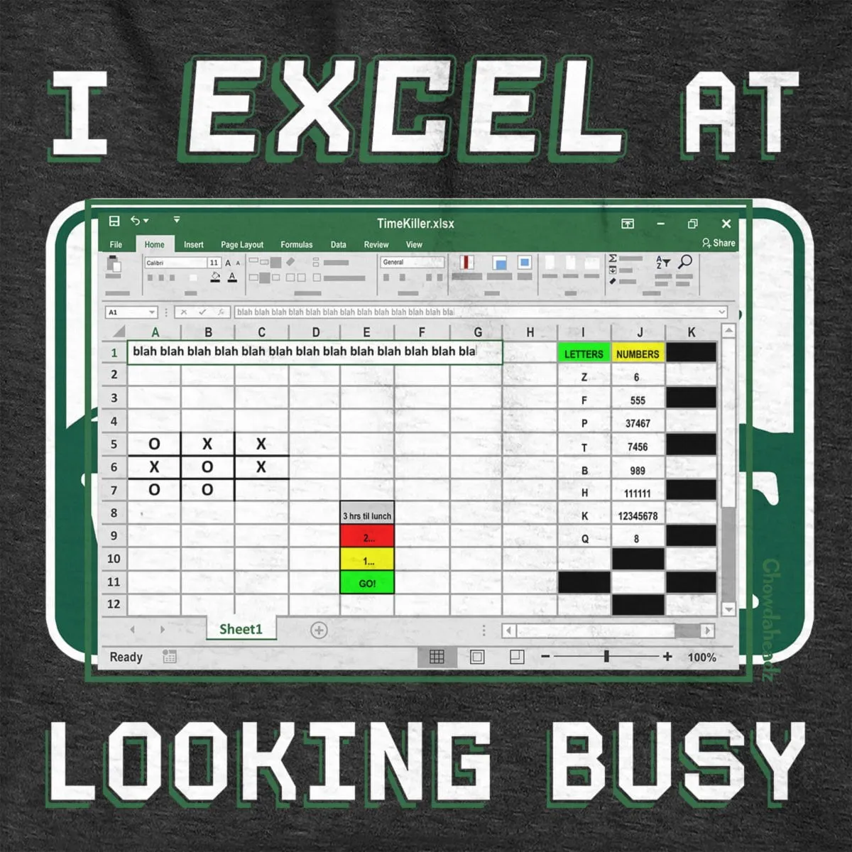 I Excel At Looking Busy Hoodie