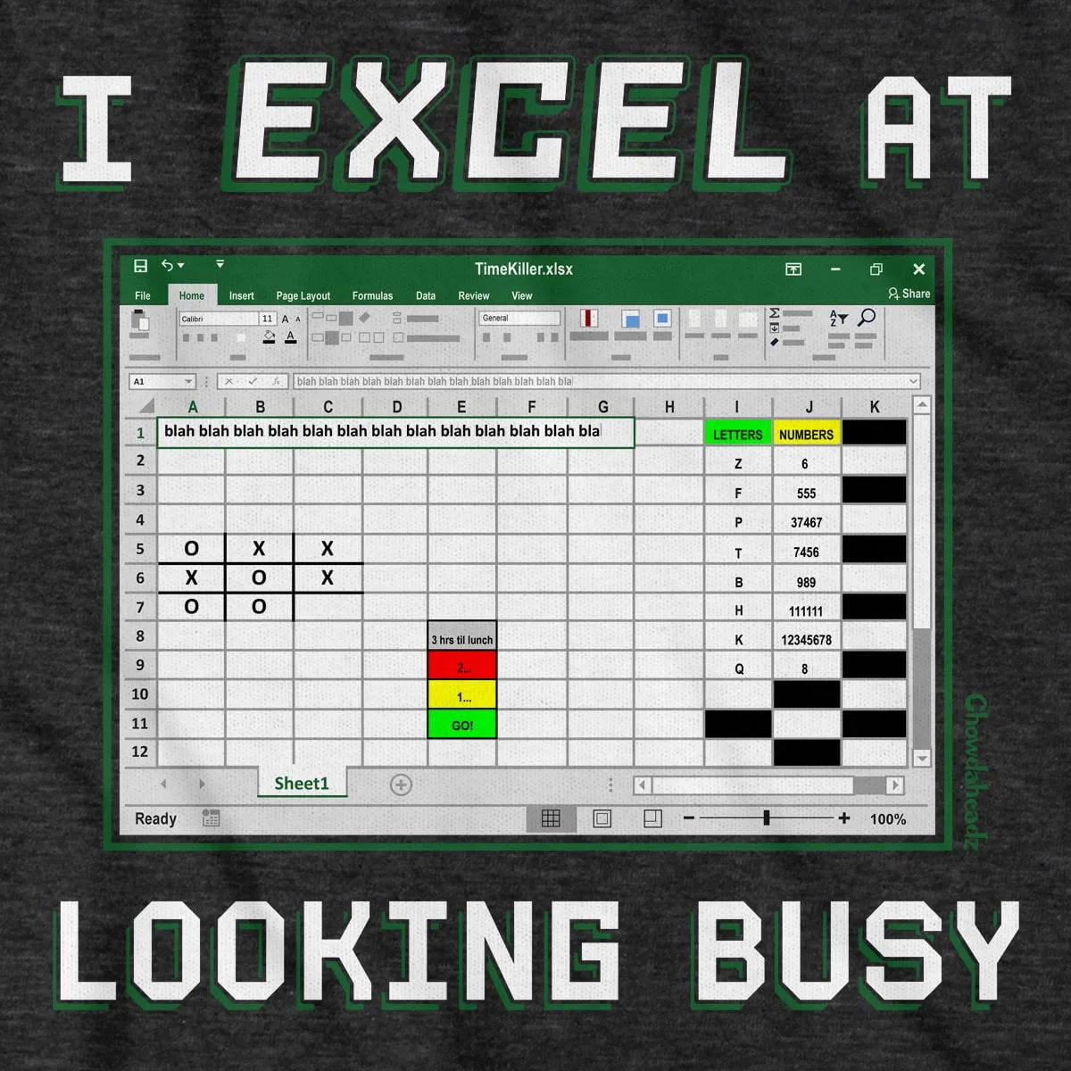 I Excel At Looking Busy T-Shirt