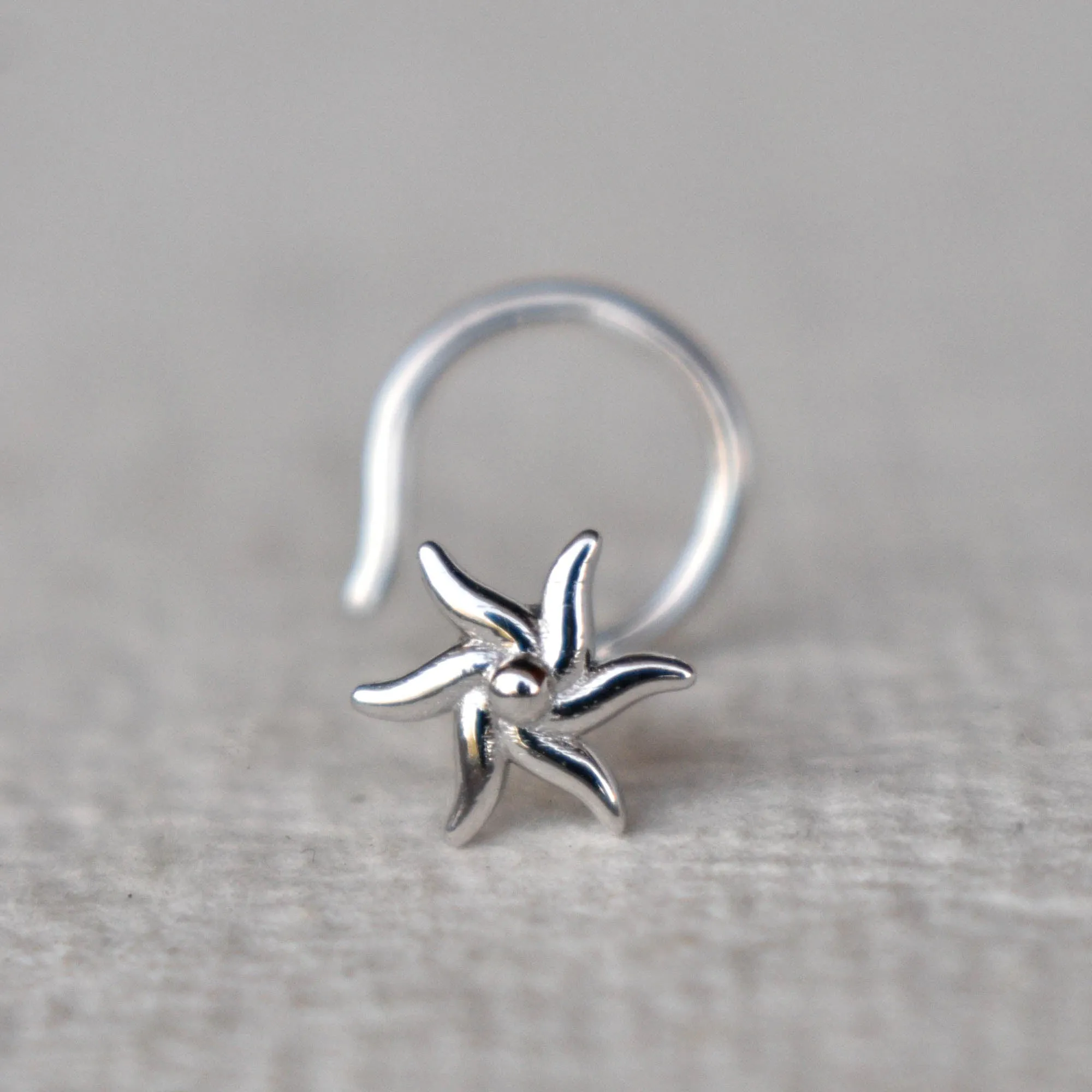 Indian Jasmine Gold Floral Stud