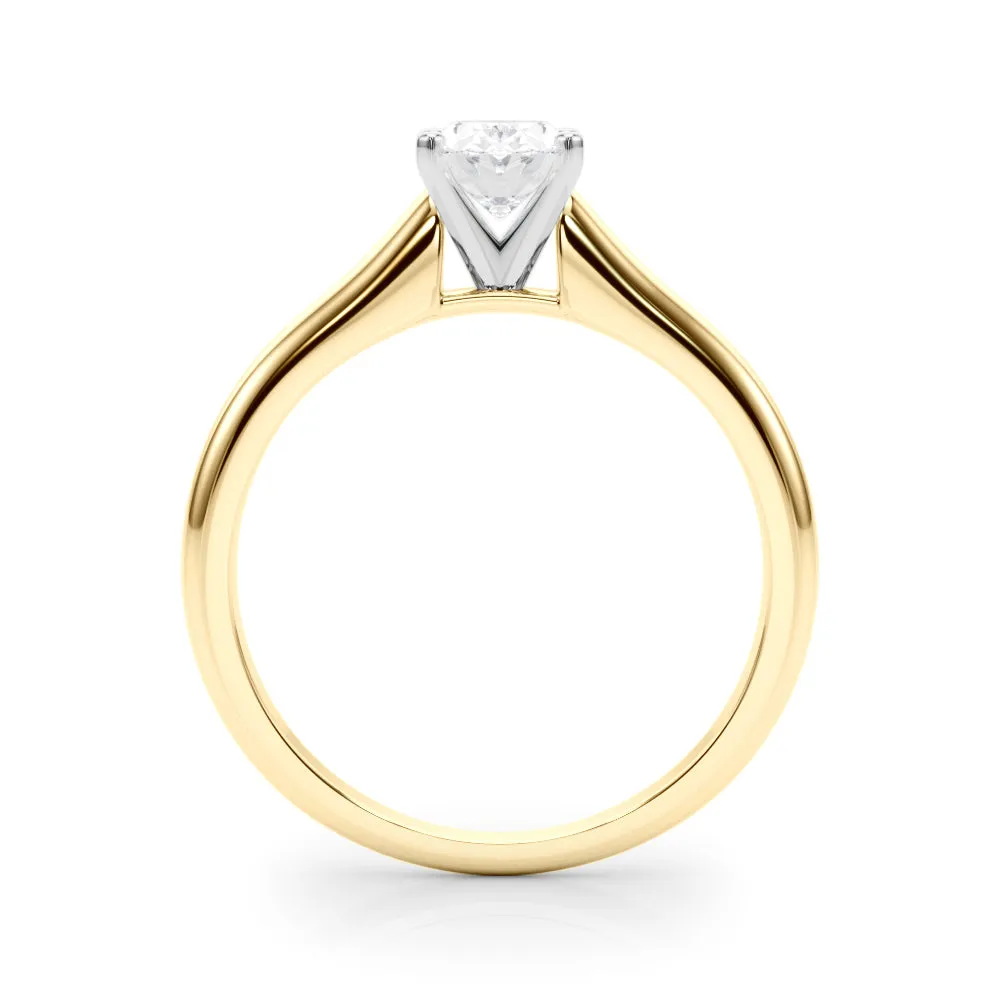 Isabella Oval Diamond Solitaire Engagement Ring
