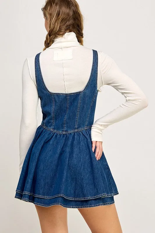 ISAMAR DENIM MINI DRESS