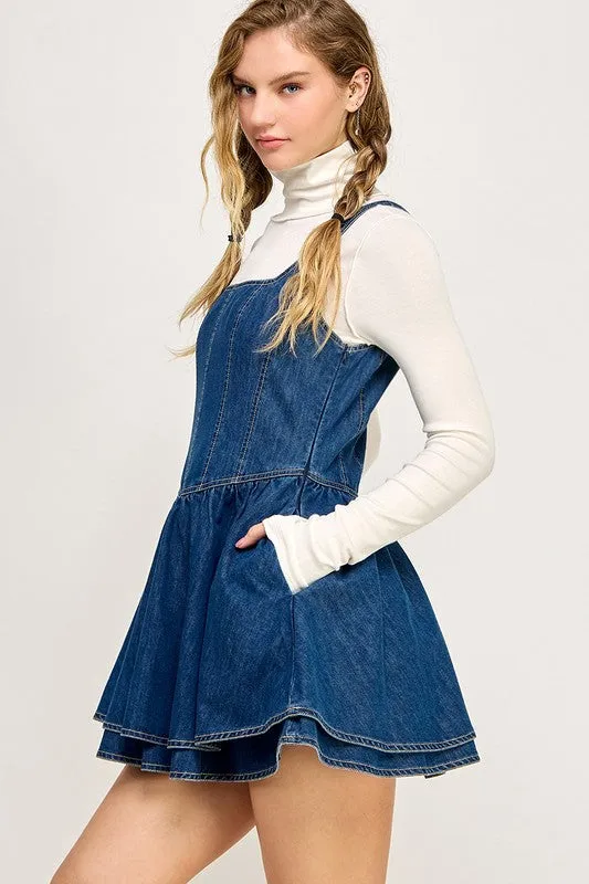 ISAMAR DENIM MINI DRESS