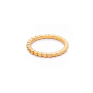Isiro Gold Vertebrae Ring