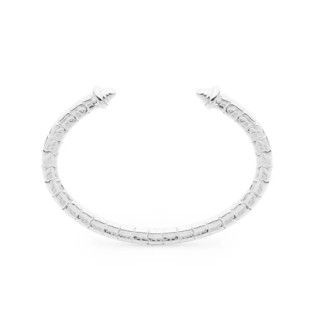 Isiro Sterling Silver Vertebrae Bracelet