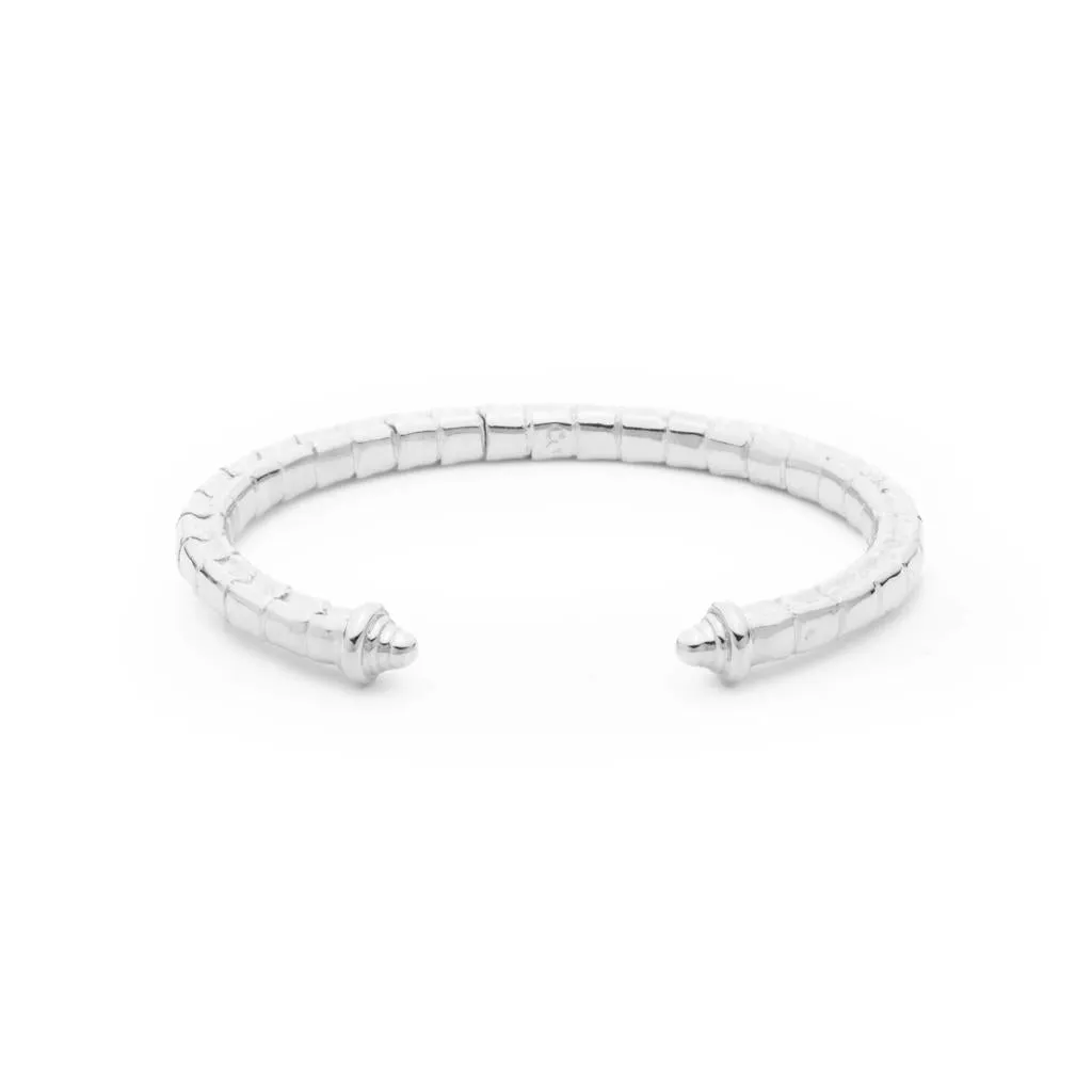Isiro Sterling Silver Vertebrae Bracelet