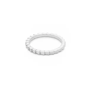 Isiro Sterling Silver Vertebrae Ring