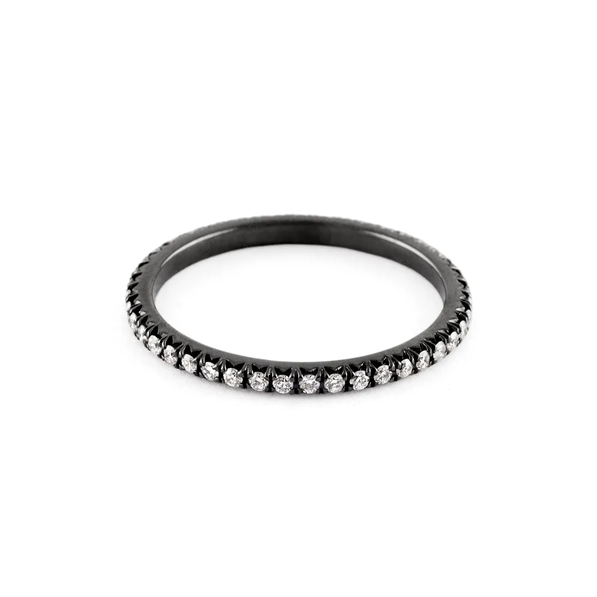 Jado Ebony -  Eternity Ring