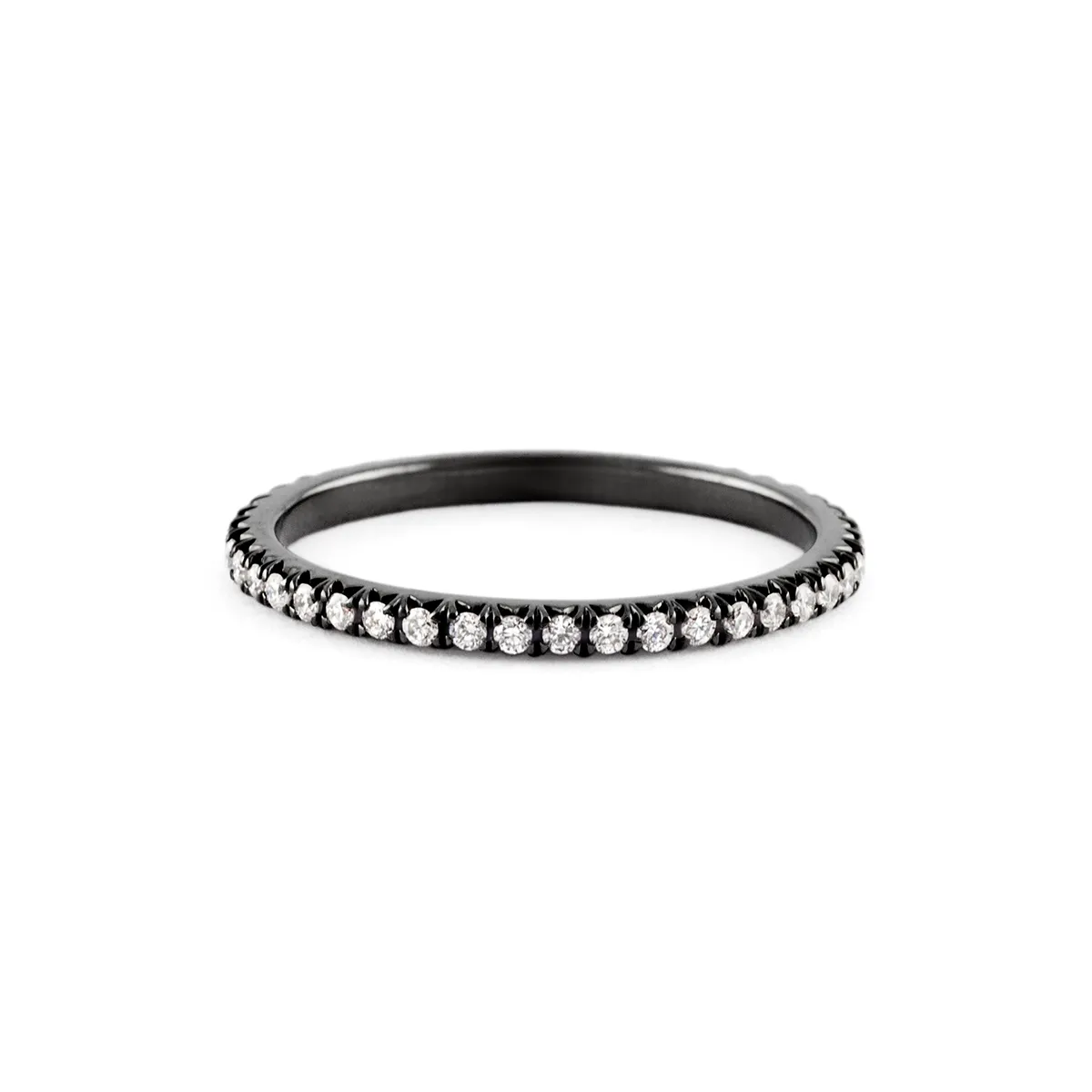 Jado Ebony -  Eternity Ring