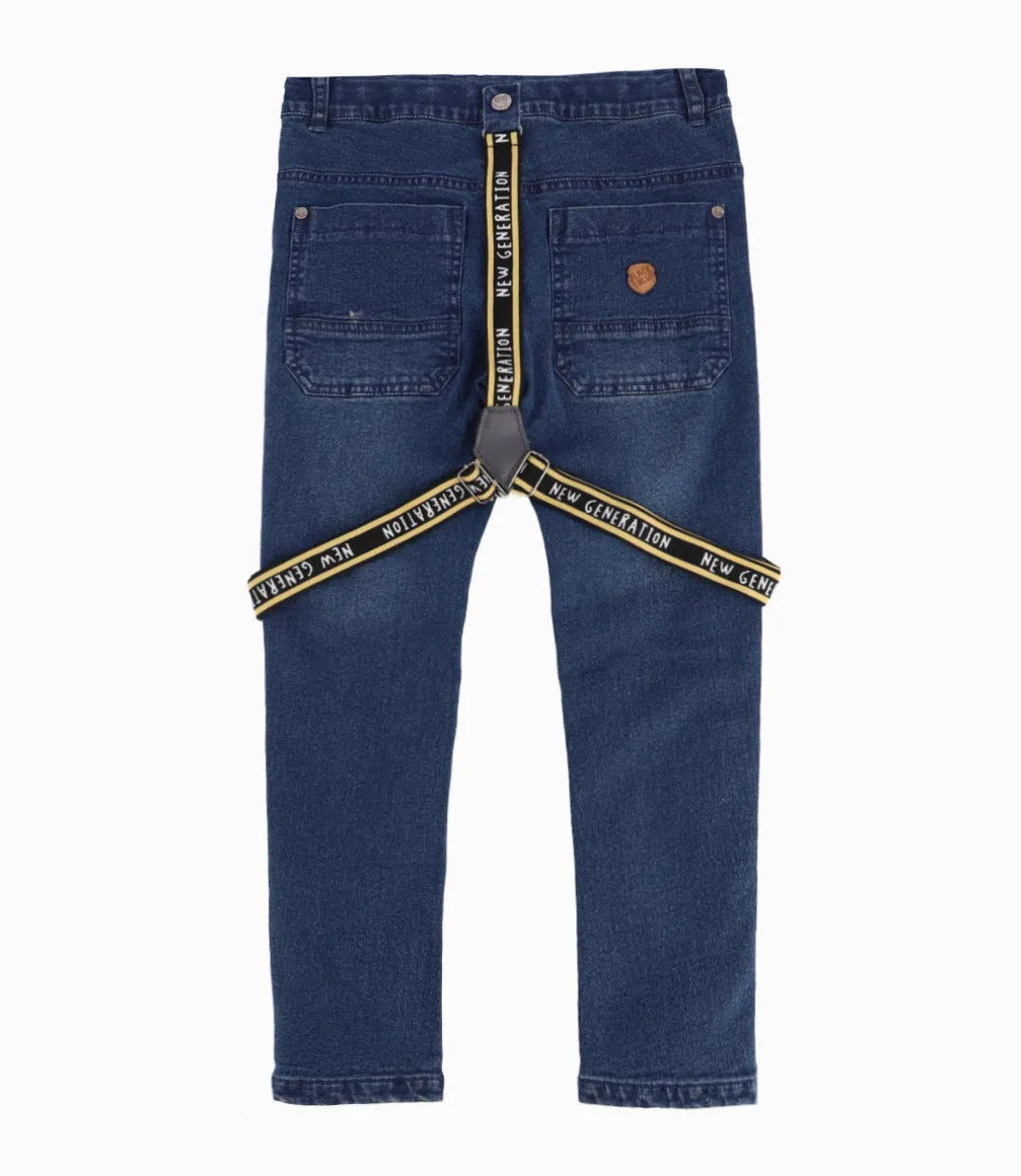 Jeans Niño Suspensores Desmontables