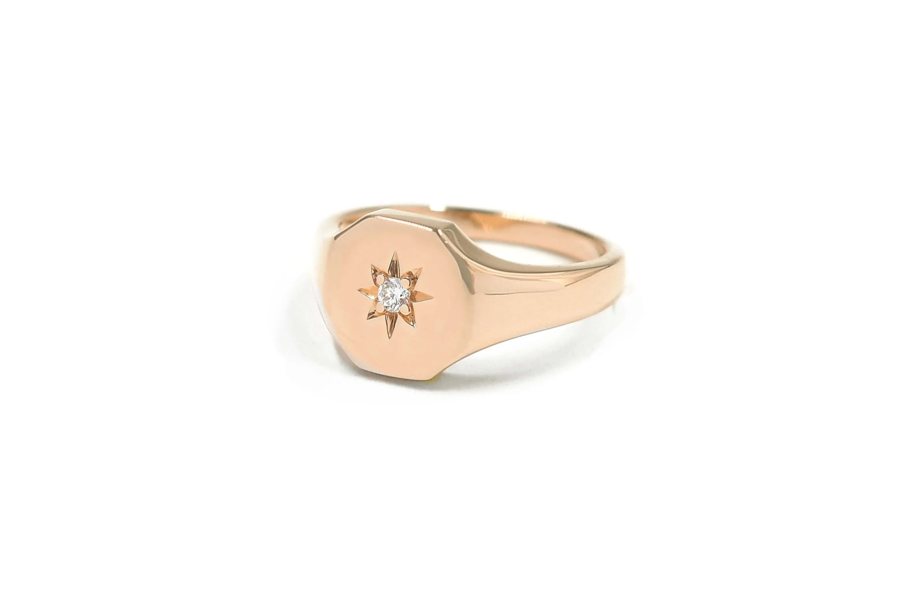 Josie Diamond Star Signet