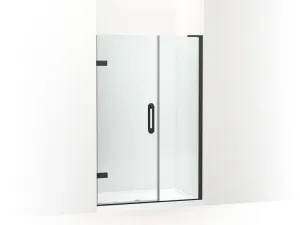 KOHLER K-27605-10L Components 45-1/4"–46" W x 71-1/2" H frameless pivot shower door with 3/8" Crystal Clear glass and back-to-back vertical door pulls