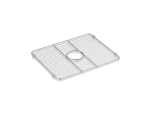 KOHLER K-5137 Iron/Tones Stainless steel large sink rack, 18-1/4" x 14-3/8"