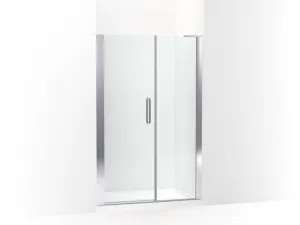 KOHLER K-707628-8L Cursiva Pivot shower door, 71-5/8" H x 45 - 47-1/2" W, with 5/16" thick Crystal Clear glass
