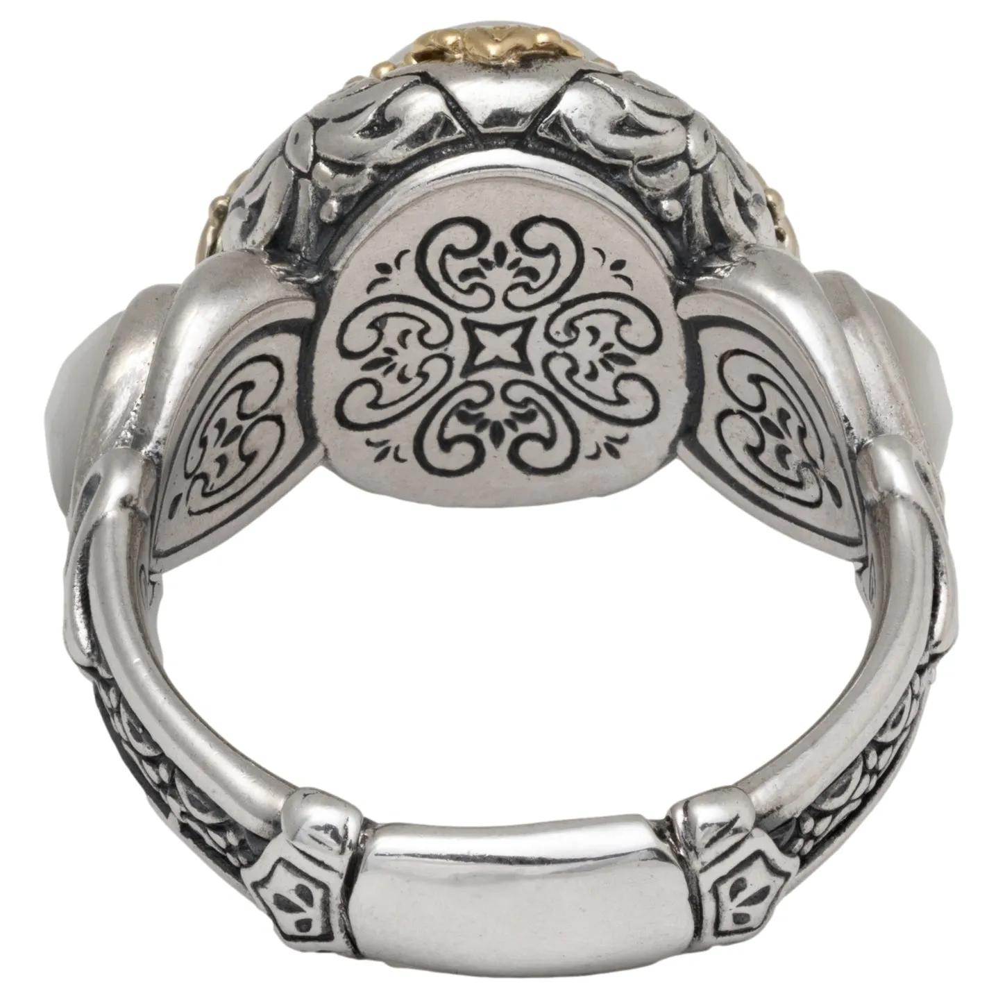 Konstantino Women's Sterling Silver & 18K Gold Pearl Ring, Hestia Collection