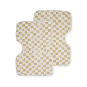 Little Unicorn Cotton Muslin Burp Cloth 2Pk (Adobe Checker)
