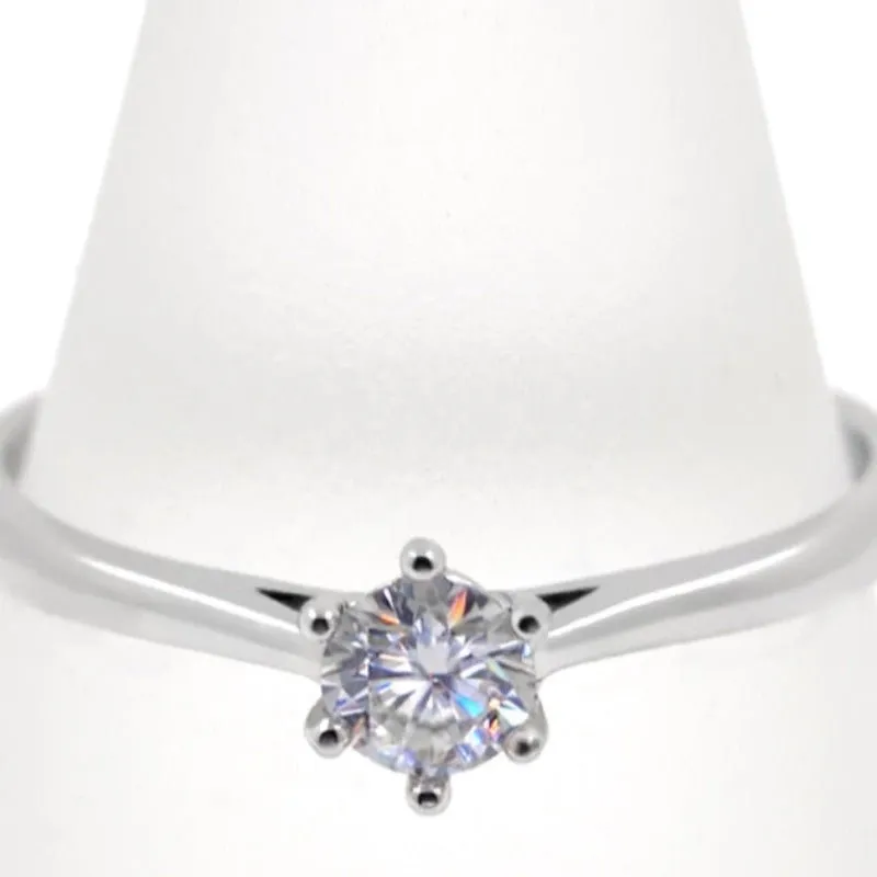 Luxury Flower Moissanite Ring Diamond Women Wedding Jewelry
