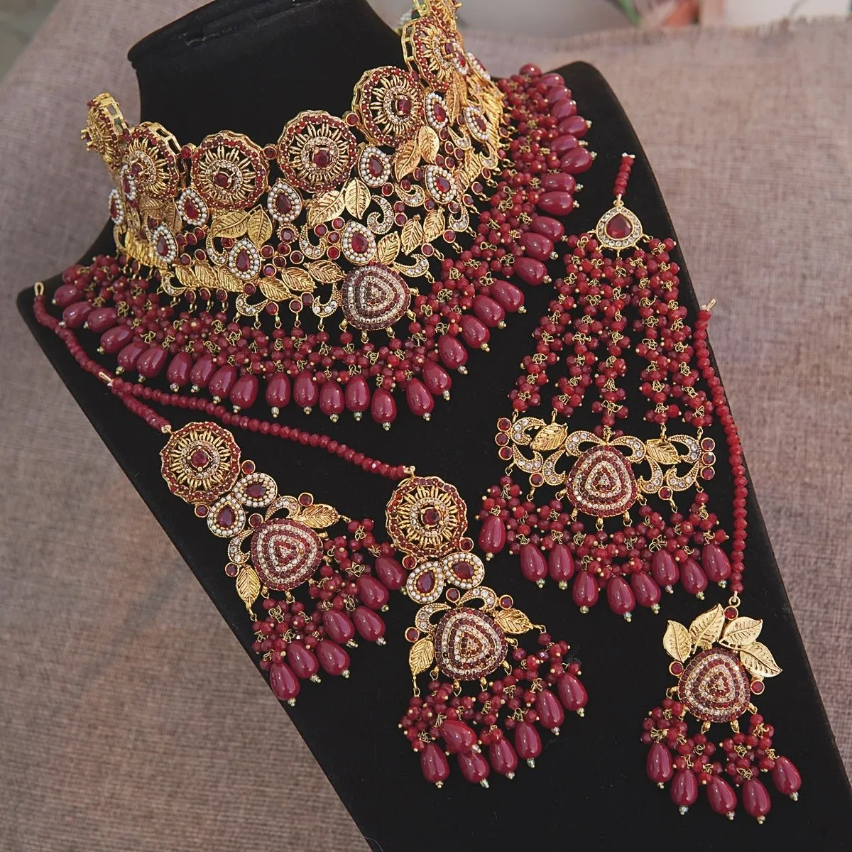 Luxury Gold Plated Bridal Set