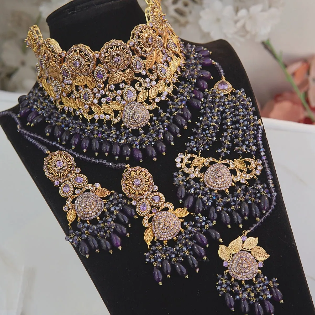 Luxury Gold Plated Bridal Set