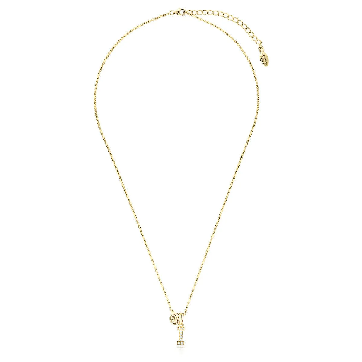 LUXURY LETTERS I INITIAL PENDANT GOLD
